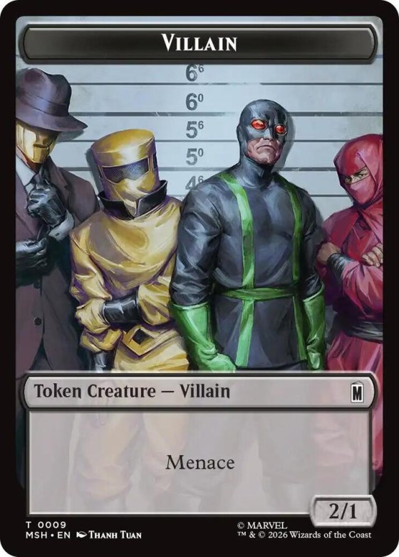 Villain // Soldier Double-Sided Token - Foil