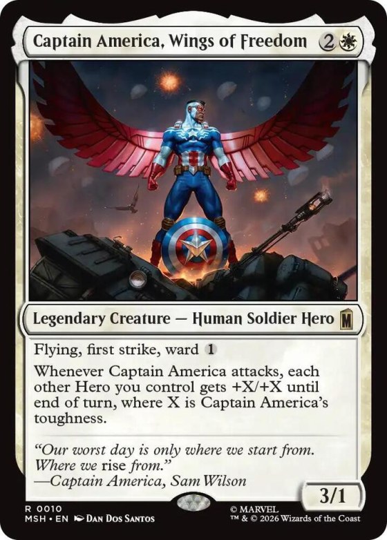 Captain America, Wings of Freedom - Foil