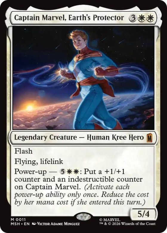 Captain Marvel, Earth's Protector - Foil