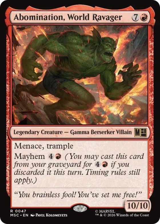 Abomination, World Ravager - Surge Foil