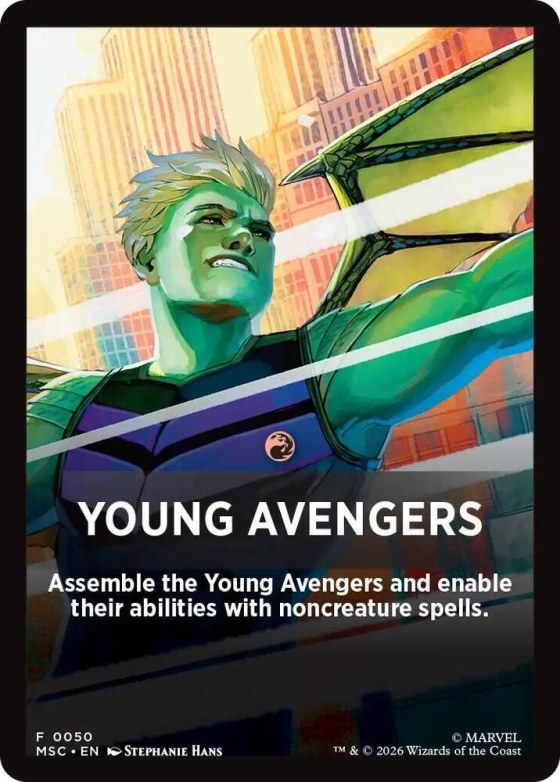 Young Avengers Theme Card - Normal Young Avengers Theme Ca
