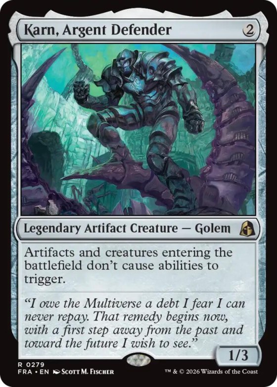 Karn, Argent Defender - Foil