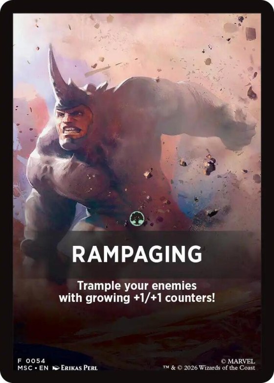 Rampaging Theme Card - Normal Rampaging Theme Card