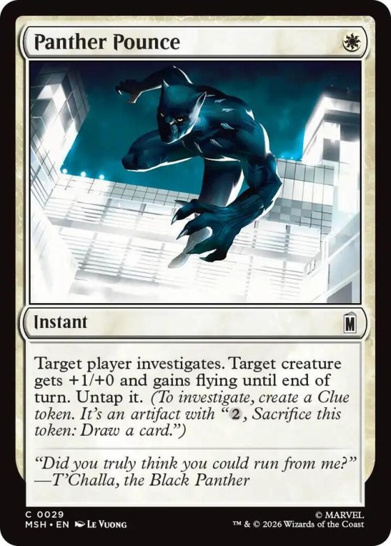 Panther Pounce - Foil
