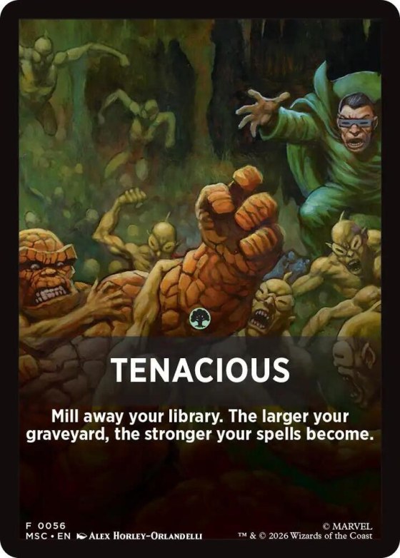 Tenacious Theme Card - Normal Tenacious Theme Card