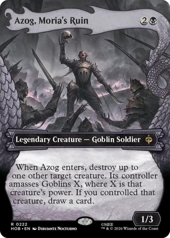 Azog, Moria's Ruin - Foil