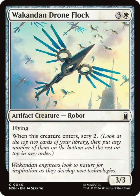 Wakandan Drone Flock - Foil