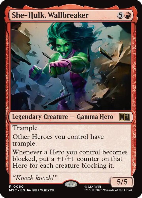 She-Hulk, Wallbreaker - Surge Foil