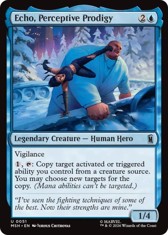 Echo, Perceptive Prodigy - Foil