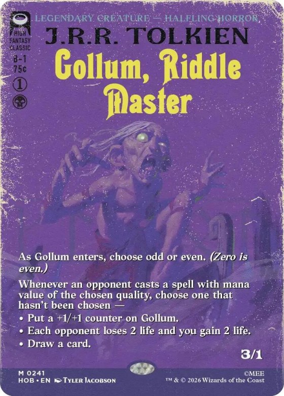 Gollum, Riddle Master