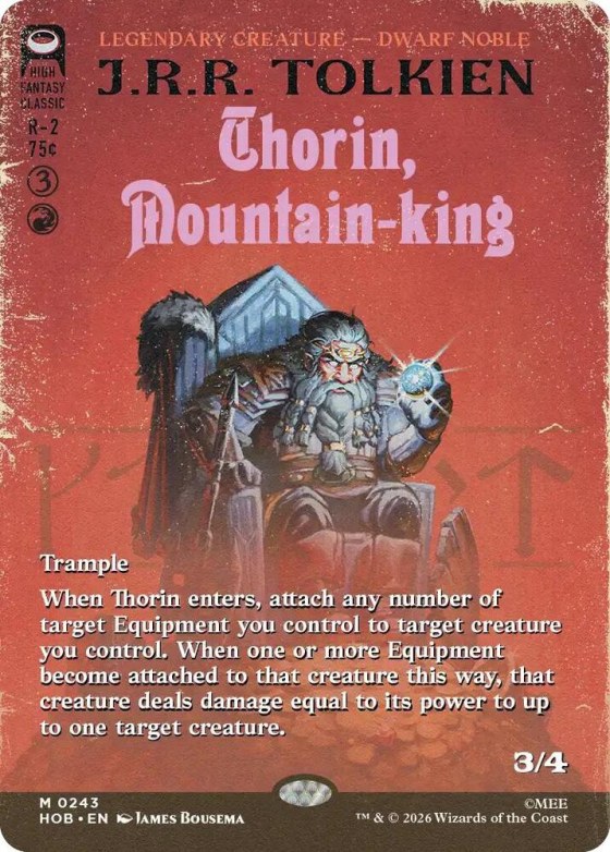 Thorin, Mountain-king - Foil