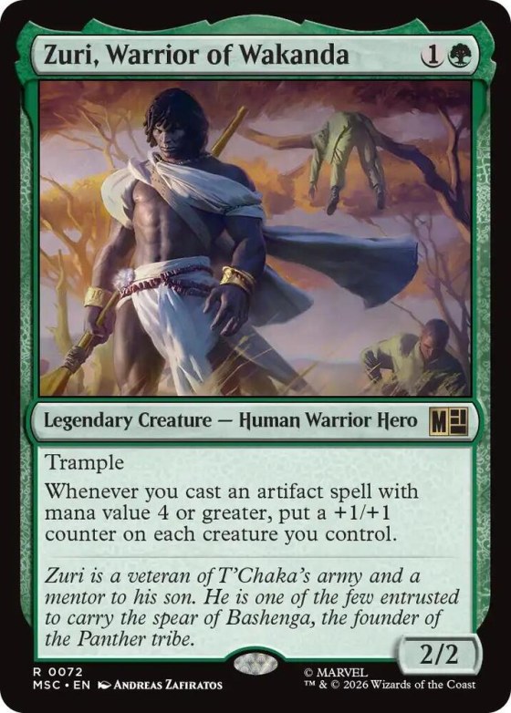 Zuri, Warrior of Wakanda - Surge Foil