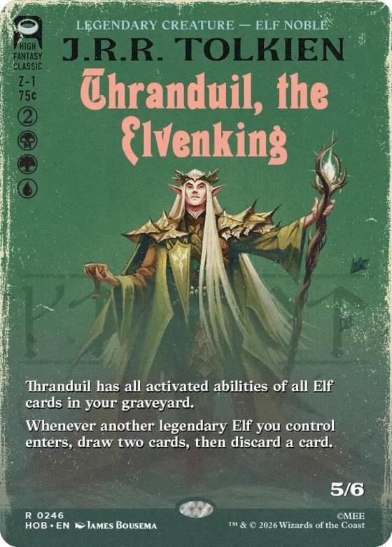 Thranduil, the Elvenking - Foil