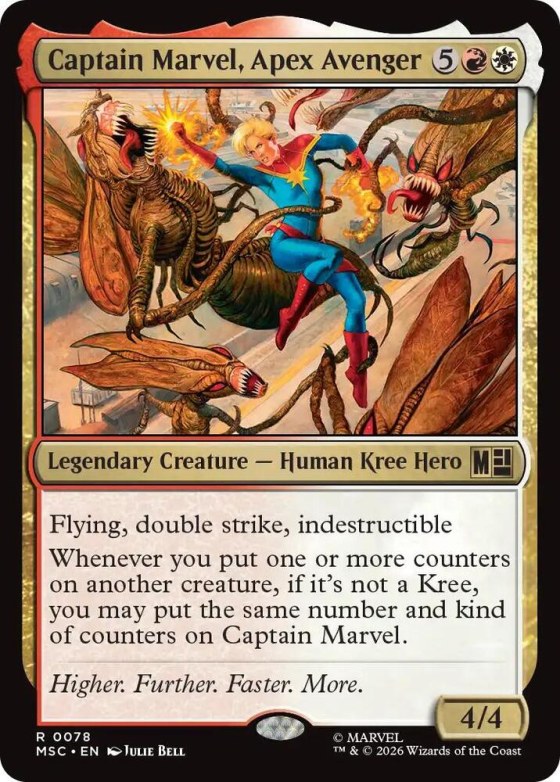Captain Marvel, Apex Avenger - Surge Foil