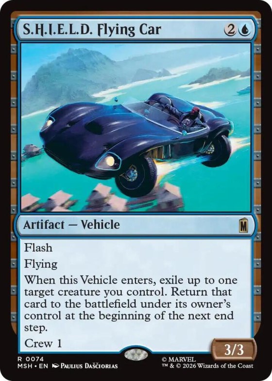 S.H.I.E.L.D. Flying Car - Foil