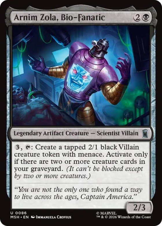 Arnim Zola, Bio-Fanatic - Foil