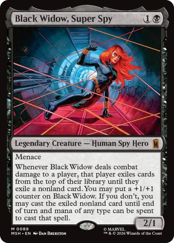 Black Widow, Super Spy - Foil