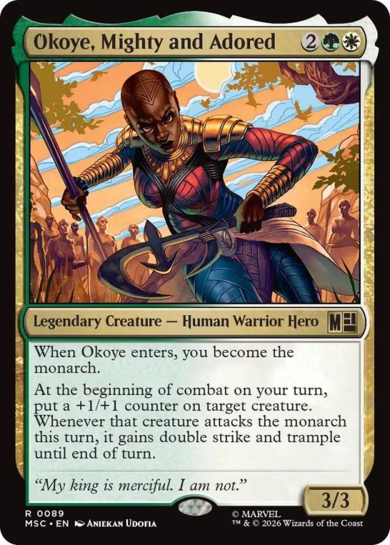 Okoye, Mighty and Adored - Surge Foil