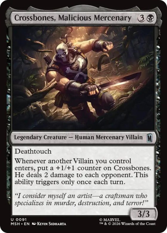 Crossbones, Malicious Mercenary - Foil