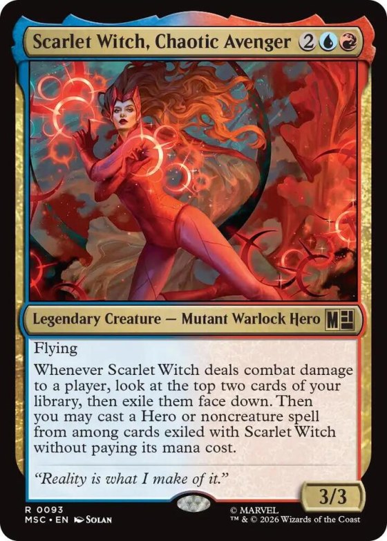 Scarlet Witch, Chaotic Avenger - Surge Foil