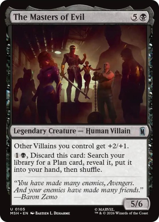 The Masters of Evil - Foil