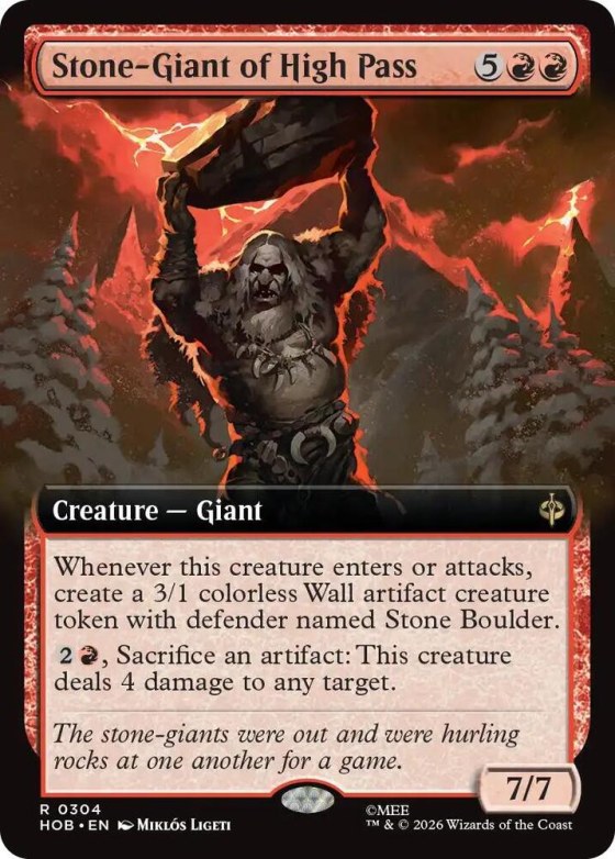 Stone-Giant of High Pass - Foil