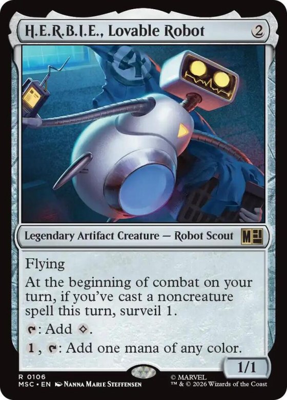 H.E.R.B.I.E., Lovable Robot - Surge Foil