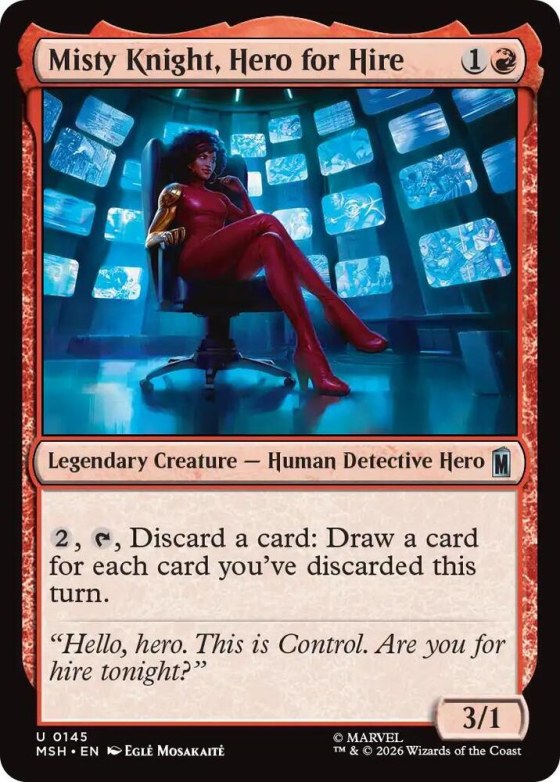 Misty Knight, Hero for Hire - Foil