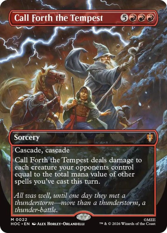 Call Forth the Tempest - Foil