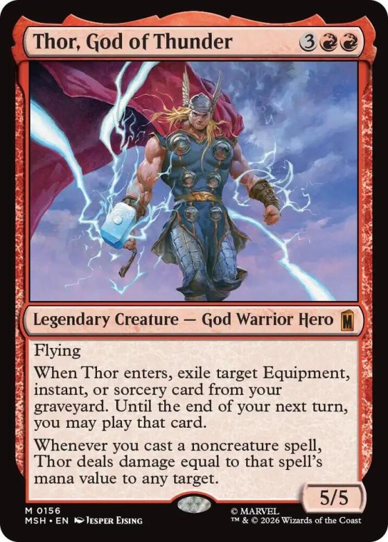 Thor, God of Thunder - Foil