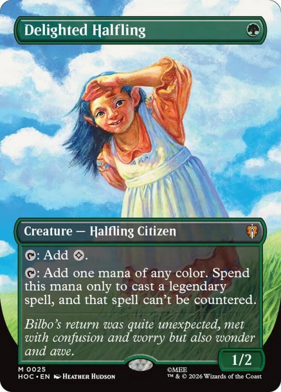 Delighted Halfling - Foil