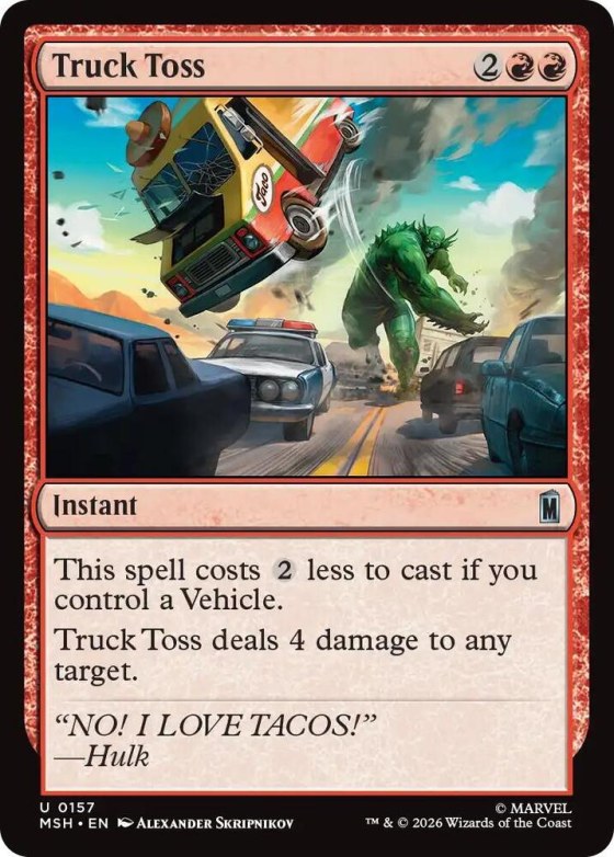Truck Toss - Foil