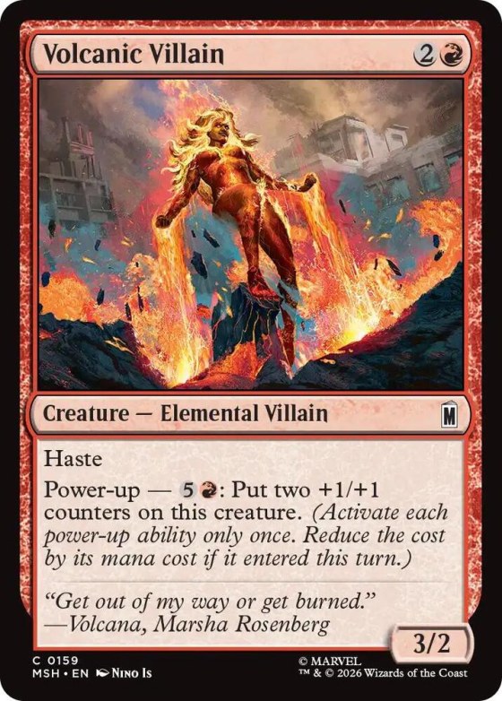 Volcanic Villain - Foil