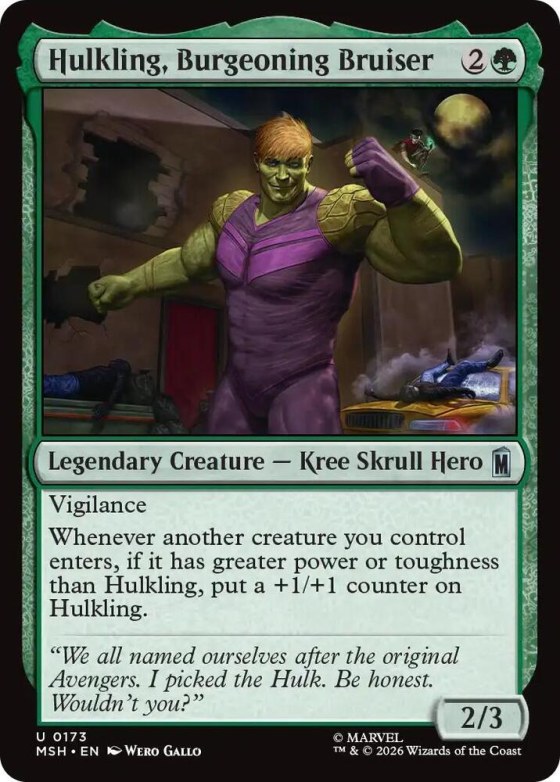 Hulkling, Burgeoning Bruiser - Foil