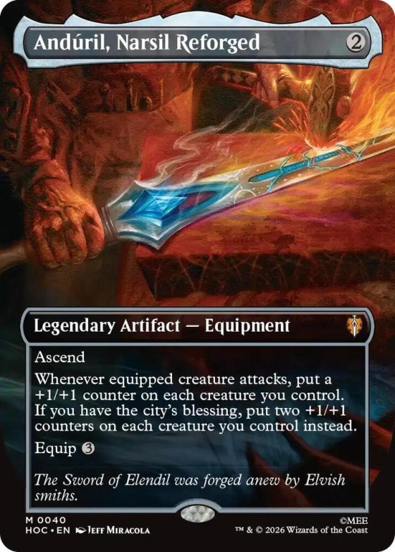 Anduril, Narsil Reforged - Foil