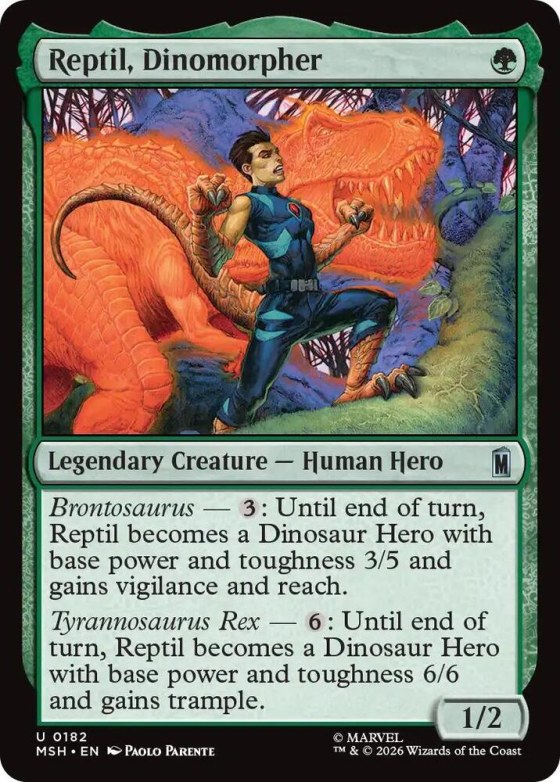 Reptil, Dinomorpher - Foil