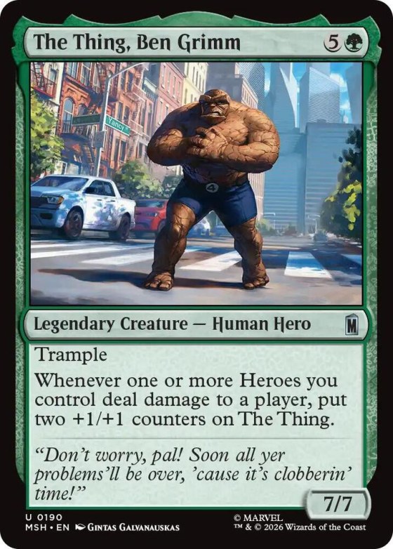 The Thing, Ben Grimm - Foil