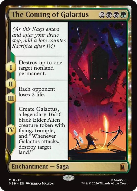 The Coming of Galactus - Foil