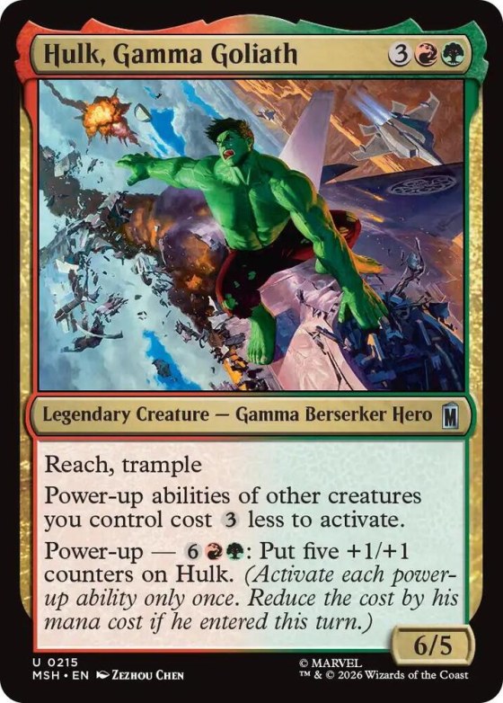 Hulk, Gamma Goliath - Foil
