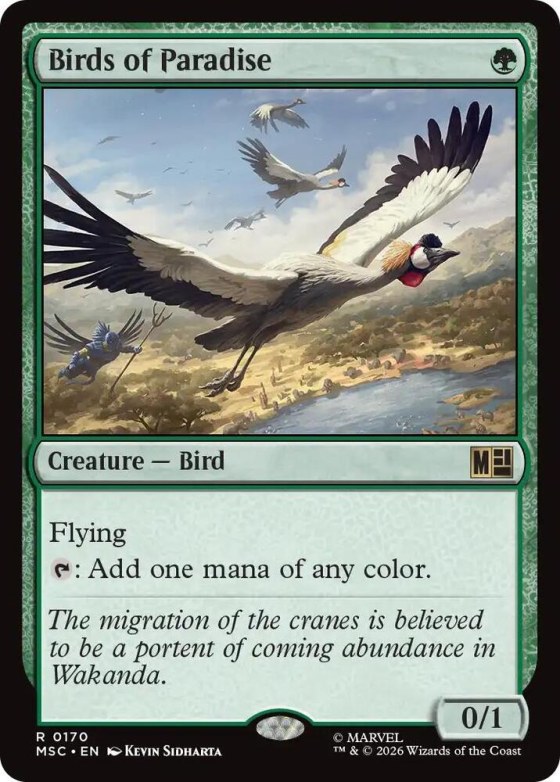 Birds of Paradise - Surge Foil
