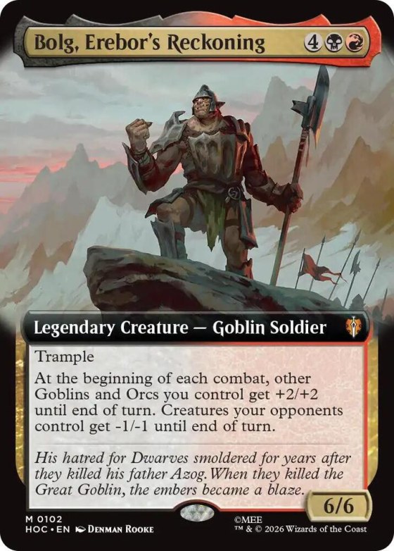 Bolg, Erebor's Reckoning