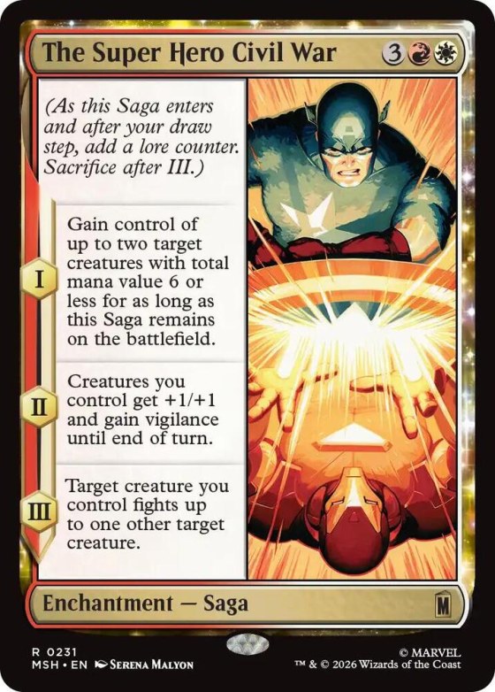 The Super Hero Civil War - Foil