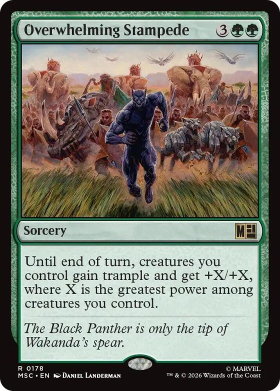 Overwhelming Stampede - Surge Foil