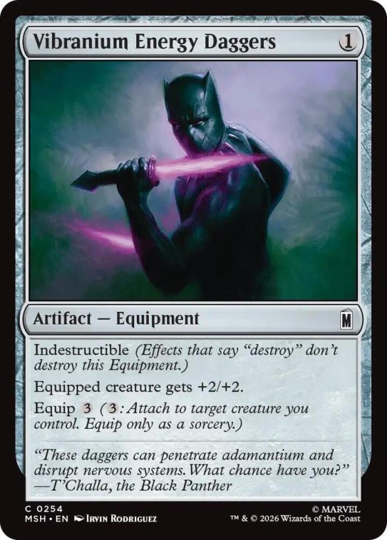 Vibranium Energy Daggers - Foil
