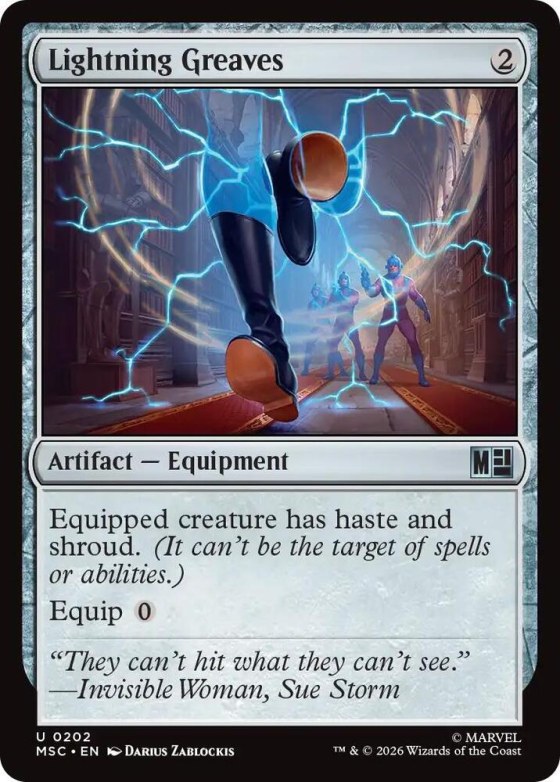 Lightning Greaves - Surge Foil