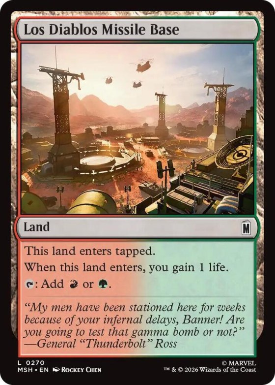 Los Diablos Missile Base - Foil