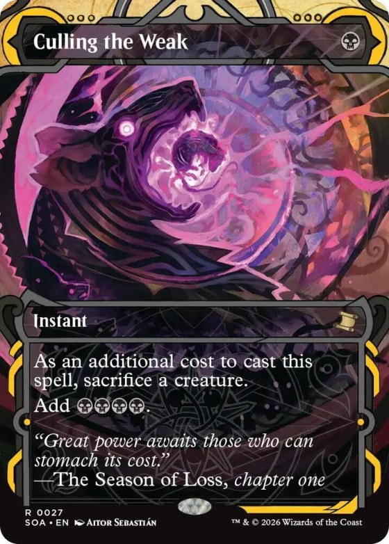 Culling the Weak - Foil
