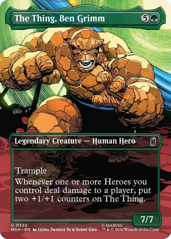The Thing, Ben Grimm - Foil