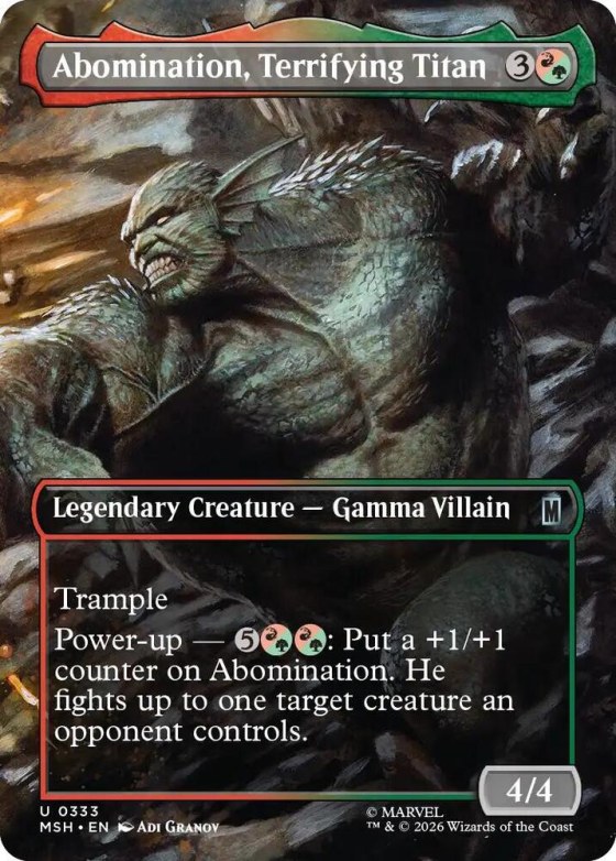 Abomination, Terrifying Titan - Foil