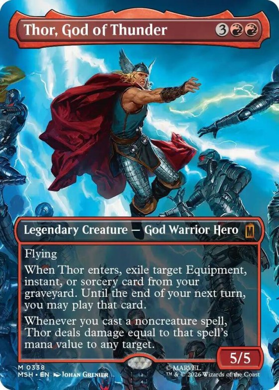 Thor, God of Thunder - Foil